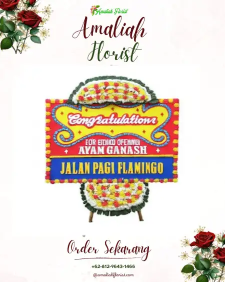 Sewa Papan Bunga Mejing